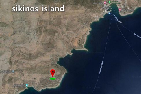 Land of plot on Sikinos island is for sale