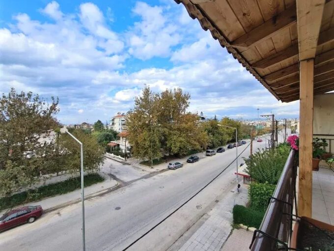 View of central avenue area of ​​Agioi Apostoloi Patra