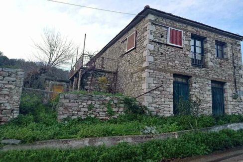 Selling a traditional stone house in Mathias village Messinias Kalamata